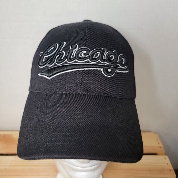 Chicago Ball Cap Black Embroidered - OSFA - Picture 1 of 8